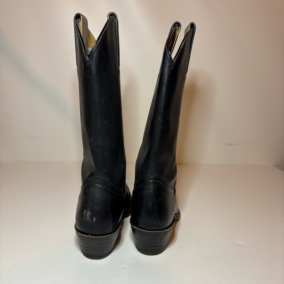 Frye Vintage Billy Pull On Mens Black Western Cowboy Leather Boots Size 9.5 B - Picture 8 of 11